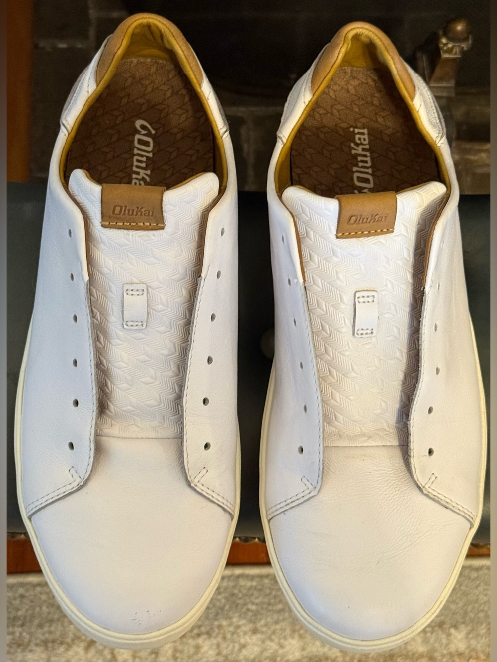 OluKai - Lae'ahi Li 'lli Men's Waterproof Leather Sneakers - Size 13
